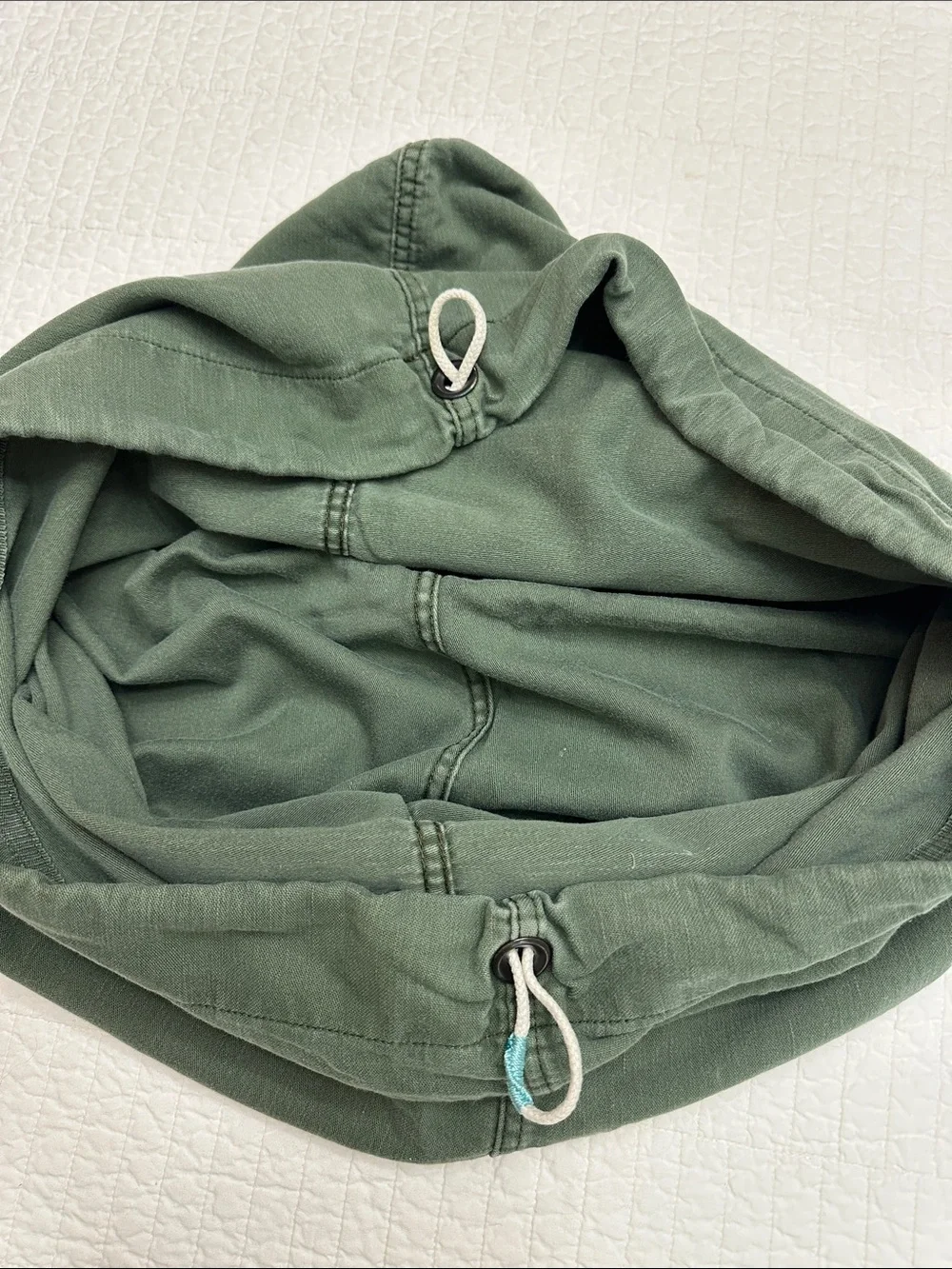 USGI Laundry Bag Olive Green Drawstring Cotton Gear Bag Natural Fiber